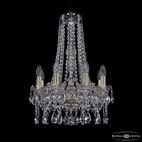 Подвесная люстра Bohemia Ivele Crystal 1413 1413/8/141/h-59 G