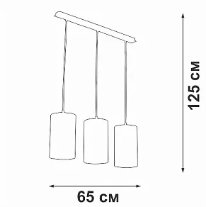 Подвесной светильник Vitaluce V2895 V2895-0/3S