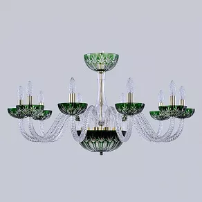 Подвесная люстра Bohemia Ivele Crystal Ivele Crystal 1 1308/10/300 G Cl/Clear-Green/H-1I