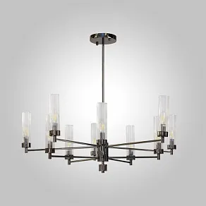 Люстра на штанге AM-Group INDIGO INDIGO SP10 PEARL BLACK