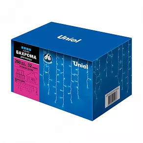 Бахрома световая Uniel ULD-B3010 ULD-B3010-200/SWK BLUE IP67