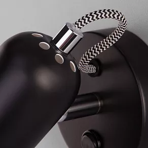 Бра Eurosvet Canotier 20083/1 черный/хром