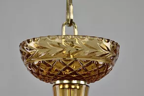 Подвесная люстра Bohemia Ivele Crystal Ivele Crystal 3 1310/12/360 G Am/Amber/M-1G