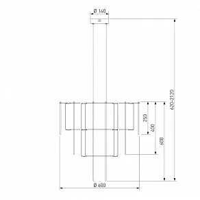 Подвесная люстра Bogate's Queen 91102 LED