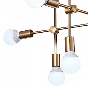 Люстра на штанге Natali Kovaltseva Loft Lux 2 LOFT LUX 75130/12C GOLD