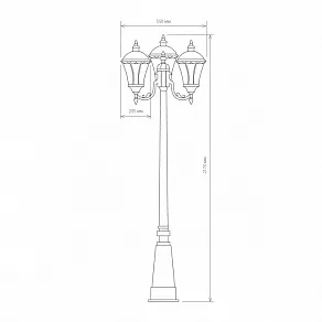 Фонарный столб Elektrostandard Capella F/3 a034993