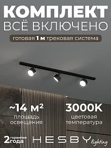Комплект трековый Hesby Lighting Skylite №13 HSBL_kompl_S013_NI1B3K