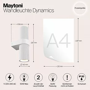 Бра Maytoni Dynamics MOD326WL-02W