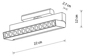 Накладной светильник Nowodvorski Focus Out Led 11313