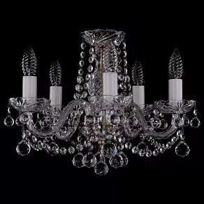 Подвесная люстра Bohemia Ivele Crystal 1402 1402/5/141/Pa/Balls