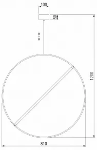 Подвесной светильник Eurosvet Element 90283/1 бронза