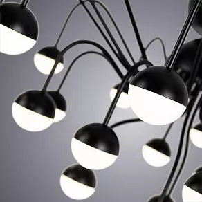 Потолочная люстра Arte Lamp Dexter A3619PL-24BK