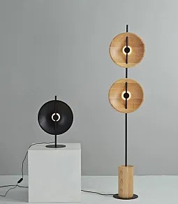 Настольная лампа декоративная Inodesign Delano Delano Wood Black 44.5235