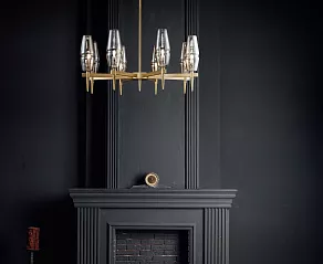 Люстра на штанге Maytoni Lita H002PL-08G