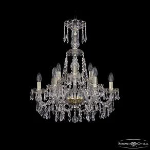 Подвесная люстра Bohemia Ivele Crystal 1403 1403/6+3/195/XL-65 G