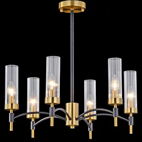 Люстра на штанге ILLUMICO BRASS TUBO IL5177-6PLS-29 BRASS TUBO