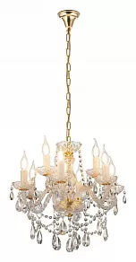 Подвесная люстра LUMINA DECO Eliza LDP 7026-6+3 SL+GD