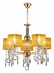 Подвесная люстра ILLUMICO  IL6219-5P-27 GD