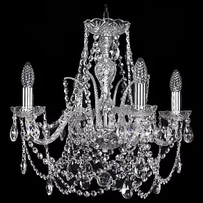 Подвесная люстра Bohemia Ivele Crystal 1411 1411/4/160/Ni