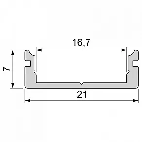 Профиль накладной Deko-Light AU-01-15 970061
