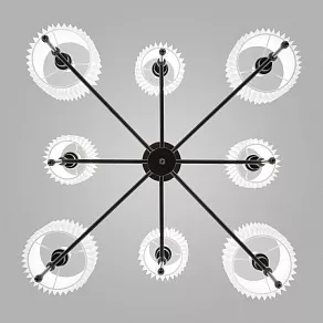 Люстра на штанге Eurosvet Notturno 60162/8 черный