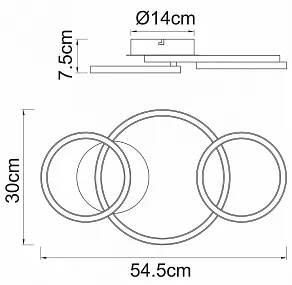 Потолочная люстра Globo Reggy 67238-24
