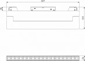 Накладной светильник Elektrostandard Slim Magnetic a066588