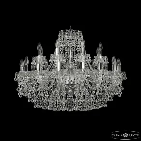 Подвесная люстра Bohemia Ivele Crystal 1409 1409/16+8/300 Ni