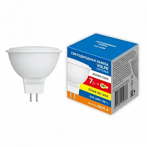 Лампа светодиодная Volpe  GU5.3 7Вт 3000K UL-00008835