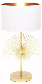 Настольная лампа декоративная LUMINA DECO Fonti LDT 5534 GD+WT