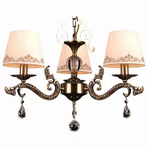 Подвесная люстра Natali Kovaltseva Calais Calais 70012-3C ANTIQUE