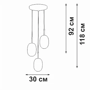 Подвесной светильник Vitaluce V28211 V28211-1/3S