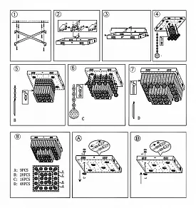 Потолочная люстра Globo Cleo 68594-6