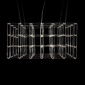 Подвесная люстра O-LUCE Cosmic Glass ячейка 20*20 см 11787611-2