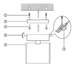 Накладной светильник Globo Capro 34265-2