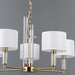 Подвесная люстра ILLUMICO GENOA IL0755-5PSQ-25 BRASS GENOA