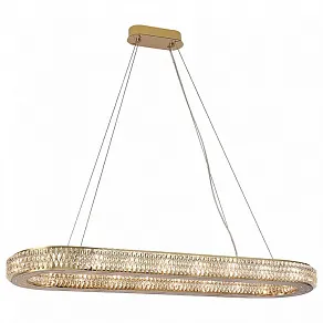 Подвесной светильник Newport MELODY 8560/100 C oval gold polished