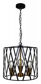 Подвесной светильник ILLUMICO  IL1023-3PB-05 BK GD