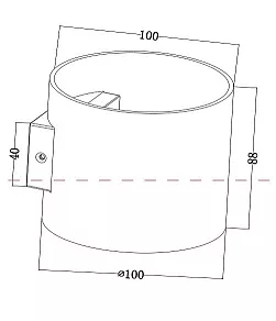 Бра Maytoni Rond C066WL-01B