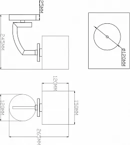 Бра Moderli Saudy V2591-1W