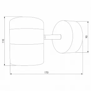 Бра Eurosvet Oskar 20165/1 LED белый/серебро 9W