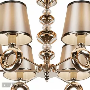 Подвесная люстра iLamp Brooklyn P2401-6 Nickel