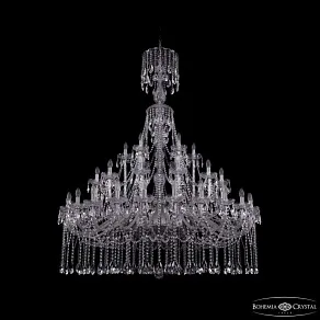 Подвесная люстра Bohemia Ivele Crystal 1413 1413/24+12+6/530/XL-176 Ni