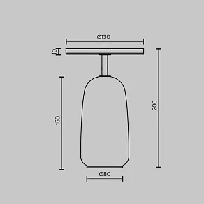 Настольная лампа декоративная Maytoni  MOD522TL-L6GR3K