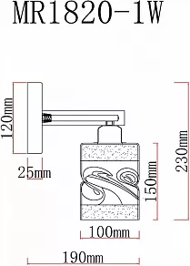 Бра MyFar Olivia MR1820-1W