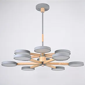 Люстра на штанге Imperiumloft TURNA Gray TURNA-DBL01