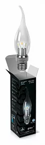 Лампа светодиодная Gauss Candle Tailed E27 3Вт 4100K HA104202203