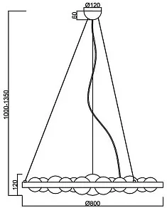 Подвесная люстра ST-Luce Olmi SL1510.103.07