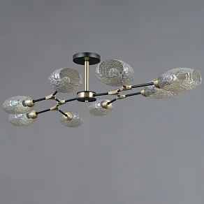 Люстра на штанге ILLUMICO TRENTO IL0272-8CSQ-25 BK AB TRENTO