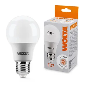 Лампа светодиодная Wolta  E27 9Вт 4000K 25S60BL9E27